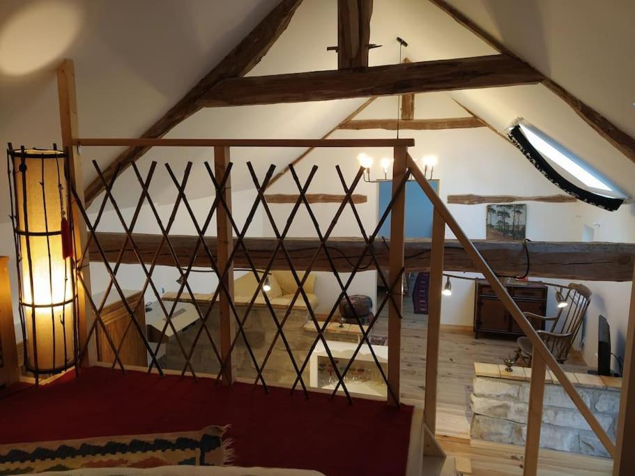 Superbe Appartement Dans Charmant Corps De Ferme Acheres-la-Foret Exterior photo